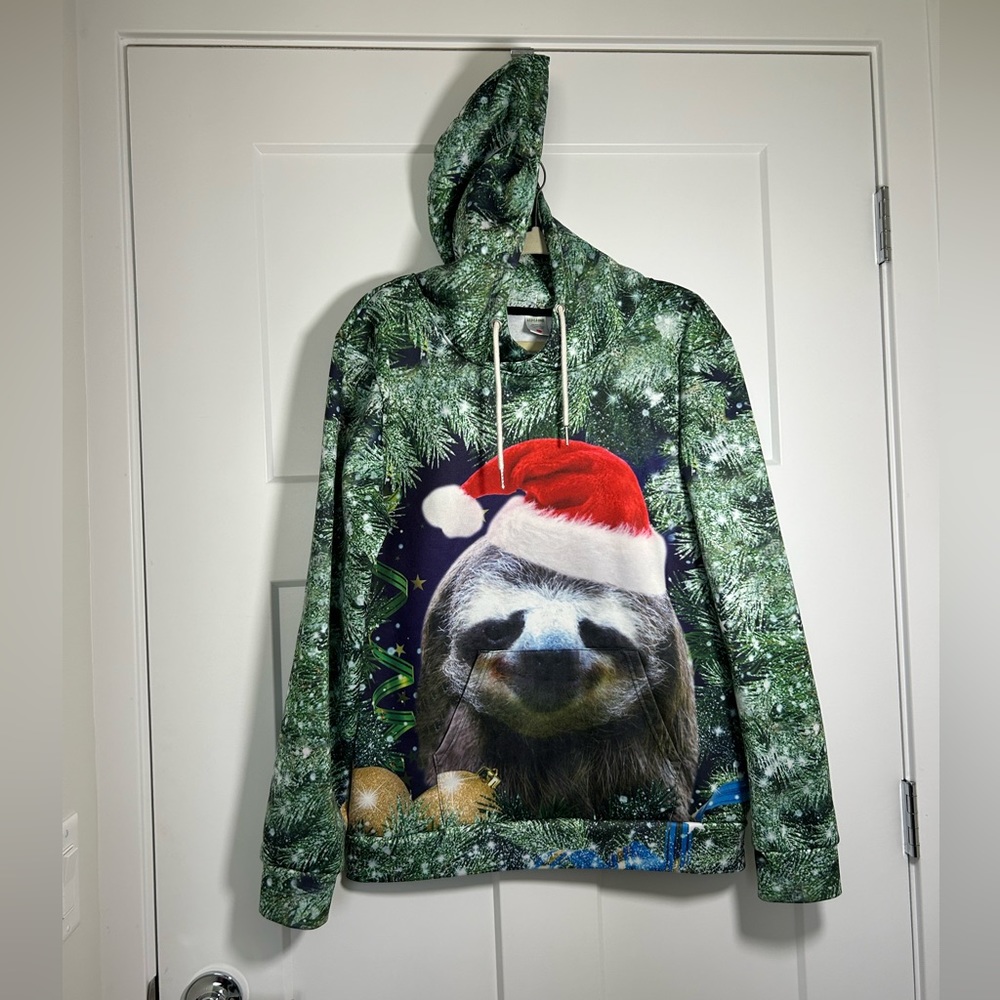 Sloth Christmas Hoodie Sweatshirt